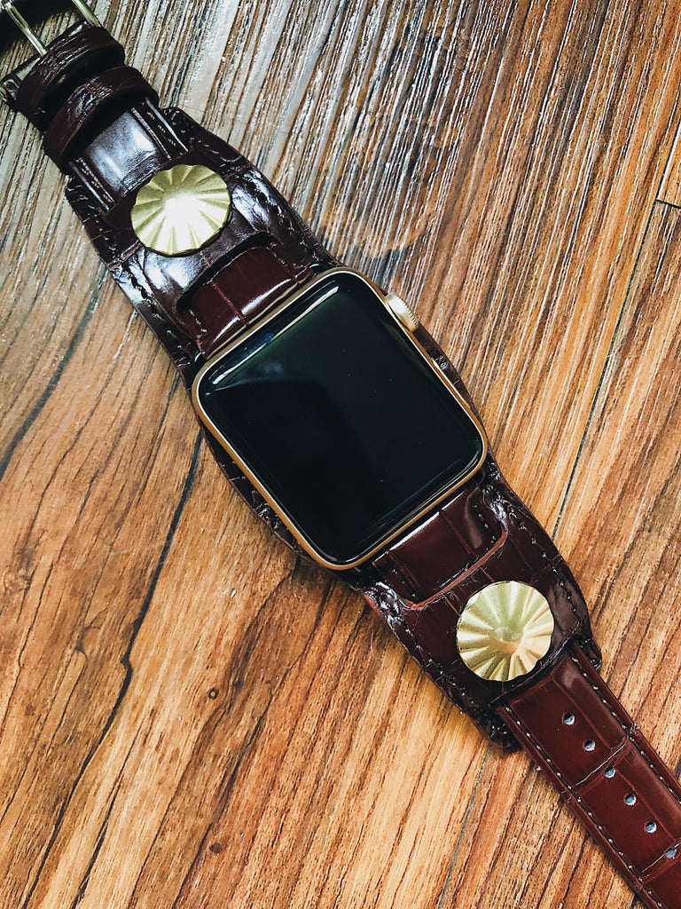SBTG X SECONDNATVRE Custom Gator Watch Strap